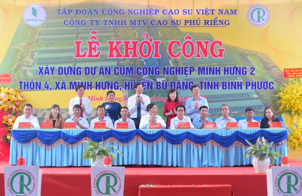 Khởi công dự án Cụm công nghiệp Minh Hưng 2